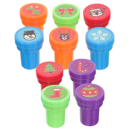 MERRYHAPY Kids Stamp Printing Set with Assorted Pads, Simple Design for Creative Arts and Crafts Activities