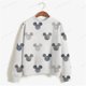 thumbnail image 1 of Disney Mickey Mouse Mickey Minnie 3D Cute Kawaii Sweatshirt Sweatshirt Women's Round Neck Long Sleeve Women's Korean Sweater Y2KAdult-XL Gao Jinjia LED, 1 of 2