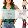 thumbnail image 4 of DYTTDG Women's Satin V-Neck Tank Top, Sleeveless Lace Trim Camisole with Embroidery Detail, Solid Color Summer Blouse for Daily Wear, 4 of 7