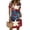 Wine, variant on Women's 4th of July 250th Anniversary Floral Print Dress Short Sleeve Button Neck Casual Crew Neckline Independence Day Patriotic USA Flag Summer Everyday Wear Relaxed Fit Dress Blue L