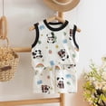 thumbnail image 2 of KPOPLK Baby Boys Pajama Set Kids Cute Toddler 3 6 12 18 24 Months 2T 3T Fit Pjs Cotton Sleepwear Size 6-12 Months, 2 of 4