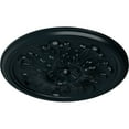 thumbnail image 3 of Ekena Millwork 12 3/4"OD x 7/8"P Legacy Acanthus Ceiling Medallion (Fits Canopies up to 3 1/2"), Hand-Painted Night Shade, 3 of 8