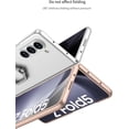 thumbnail image 2 of case for Galaxy Fold 5 Case with 360° Ring Kickstand Ultra Thin Matte PC Front Screen Protector Protective Cover for Samsung Galaxy Z Fold 5 Case, Champagne Gold, 2 of 14