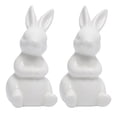 thumbnail image 1 of 2pcs Decorative Animal Craft Bunny Model Decoration Ceramic Table Ornament, 1 of 7