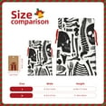 thumbnail image 4 of ZICANCN Christmas Gift Bags, Decomposition Skeleton Corpses Reusable Fabric Drawstring Storage Bags with Drawstring, Small Size, 4 of 7
