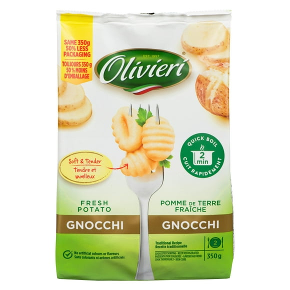 Olivieri Fresh Potato Gnocchi, Potato Gnocchi, 350 g
