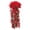 Red, variant on Cadancy Artificial Wisteria Vine Garland Faux Hanging Flowers for Wall Decor Blossoms with Leaves Indoor Outdoor Wedding Arch Party Photo Booth Background