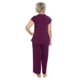 thumbnail image 2 of Women’s Pajamas in Bamboo Viscose (Bamboo Bliss) Cozy Sleepwear Set by Texere, 2 of 5