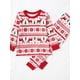 thumbnail image 4 of Patrones De Pijamas A Juego Para Toda La Familia Con Renos Y Copos De Nieve De Navidad (resistentes Al Fuego), Ropa De Estar En Casa Para Hombres, Mujeres, Bebés Y Niños, 4 of 4