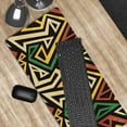thumbnail image 6 of African Geometric XXL Gaming Mouse Pad 35.4 x 15.7 Inch Large Desk Mat with NonSlip Rubber Base, Waterproof and Stitched Edges, Perfect for Laptop, Keyboard, and Computer, 6 of 6