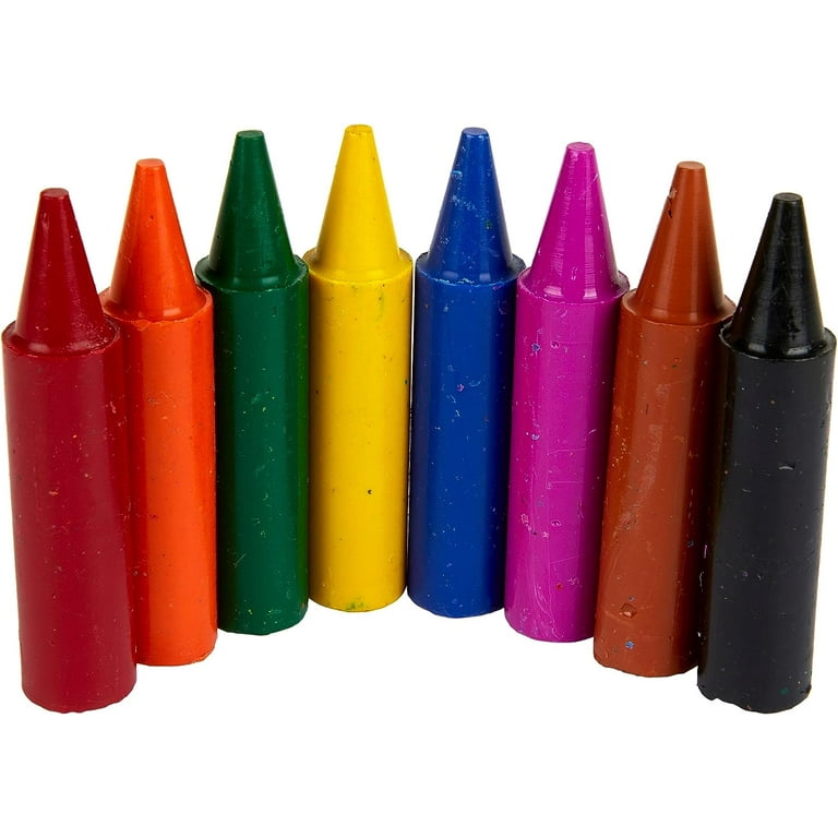 Crayola Jumbo Kid's Crayons, Assorted Colors, 8/Box (52-0389)