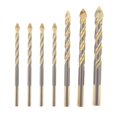 thumbnail image 1 of LOVIVER Twist for Ceramic Tile Marble Glass Drilling Gold 7PCS, 1 of 8