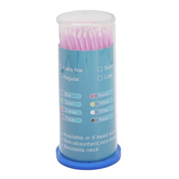 Cepillos aplicadores, 100 piezas Micro cepillos aplicadores Micro cepillos aplicadores Aplicador de microcepillos Materiales ecológicos