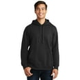 thumbnail image 1 of Port 1154461 Fan Favorite Fleece Pullover Hooded Sweatshirt, Jet Black - Extra Small, 1 of 1