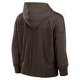 thumbnail image 3 of Women's Fanatics Brown Cleveland Browns Script Lock Full-Zip Hoodie, 3 of 3