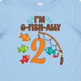 thumbnail image 4 of Inktastic I'm O-fish-ally Two Fishing Birthday Boys or Girls Baby T-Shirt, 4 of 5