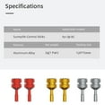 thumbnail image 4 of Sunnylife 1 Pair Aluminum Alloy Remote Controller Rocker Detachable Parts Sticks Drone Joystick Replacement for DJI Mini 3 Pro Gold, 4 of 7
