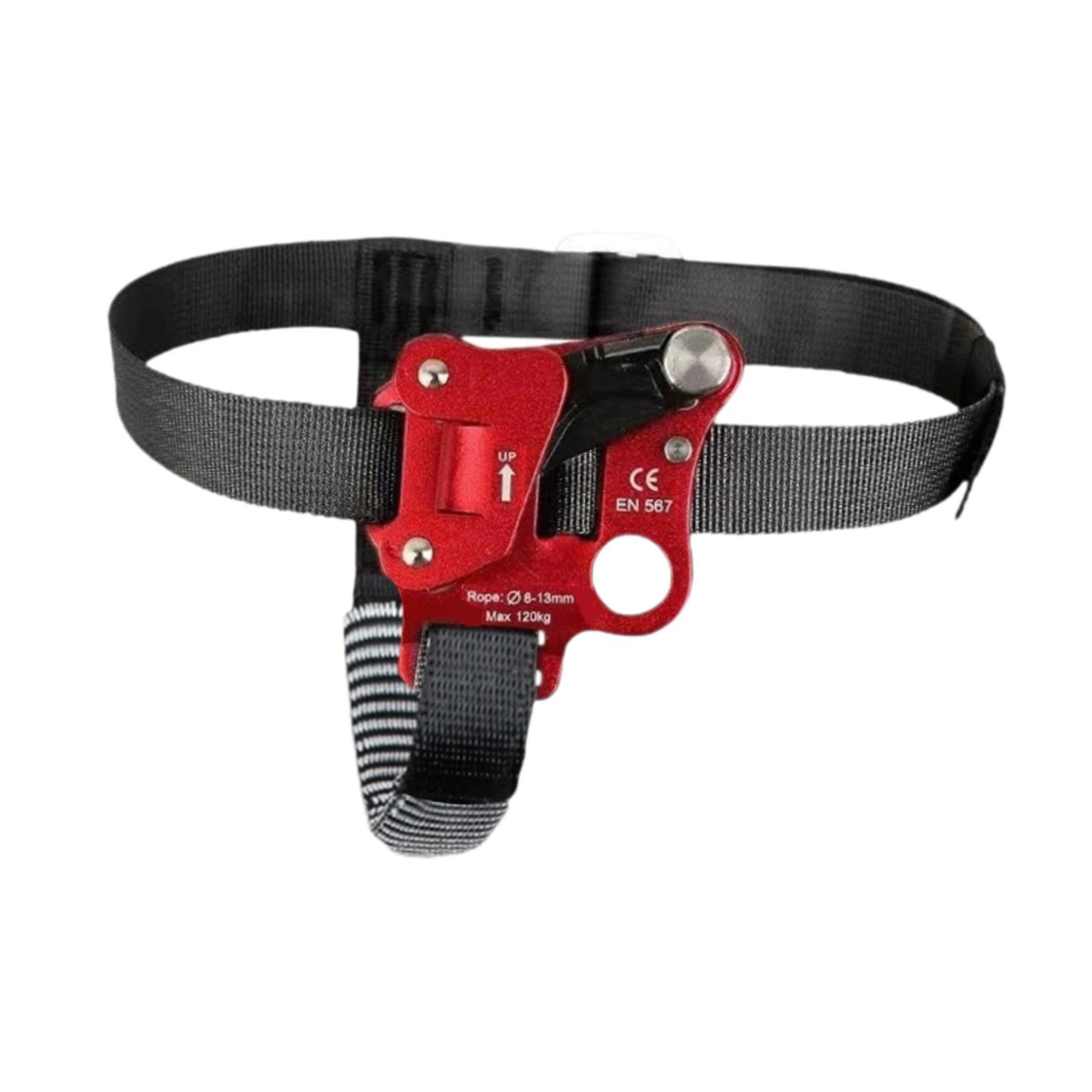 Foot Ascender Rappelling Gear Equipment Compact Aluminum Alloy for Outdoor Climbing Caving Work Engineering Protection