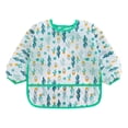 thumbnail image 1 of Baby Feeding Bib Wipe Clean Waterproof Feeding Smock Lunch Apron for, 1 of 7