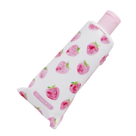 Square Tootpaste July Memor Square Toothpaste Shaped Pencilcase PU Storage Pencil Bag ...