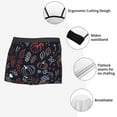 thumbnail image 6 of Kll Thanksgiving Seamless Pattern Men'S Cotton Boxer Briefs Underwear-Small, 6 of 9