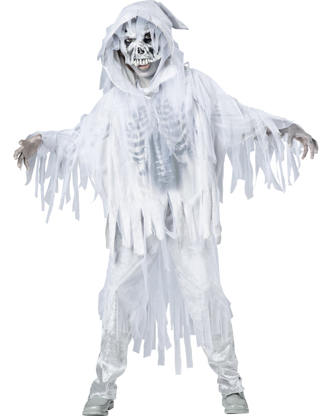 Haunting Spirit White Skeleton Ghost  Ghoul  Boys Child 