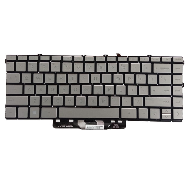 Sidaley Teclados inglés Qwerty PC aparato de entrada retroiluminado unidad de montaje reemplazo para 14-DW0023DX 14-DW1010WM 14M-DW0013DX Cuadernos de escritura y cuadernos de bocetos