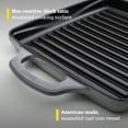 thumbnail image 3 of Lodge USA Enamel 11 Inch Grill Pan, Moonstruck, 3 of 7