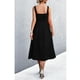thumbnail image 3 of Vestido Informal Con Tirantes, Elegante Cierre De Cremallera Suave, Regalo De Cumpleaños, Lavable, Con Cuello Cuadrado, Para La Vida Diaria, Para Fiestas En La Playa ANGGREK Otros, 3 of 5