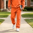 thumbnail image 4 of Workout Joggers for Men Sweatpants Pull On Casual Trousers Elastic Waistband Ankles Secure Side Pockets Solid Color Design, 4 of 5