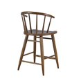 thumbnail image 5 of Jofran Fitz Traditional Solid Wood Curved Back Spindle Counter Stool, 5 of 7
