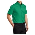 thumbnail image 4 of Yellow Rooster Men's Short Sleeve Easy Care Shirt Clover Green 4XL, 4 of 6