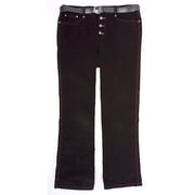 No Boundaries - Juniors' Plus Button-Fly Belted Cords