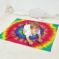 thumbnail image 2 of Rainbow Tie Dye Mandala Pattern Blanket,Comfortable Soft Flannel Throw Blanket,All Season,Warm Lightweight Blankets for Sofa Bed Couch Living Room Chair,30"x40", 2 of 4