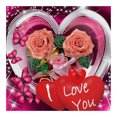 thumbnail image 2 of Cuadros Decorativos Wdftyju Amor Rosa 5D DIY Pintura de Diamante, 2 of 8