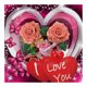 thumbnail image 1 of Taladro amor rosa 5D DIY diamante pintura forma especial decoración parcial (YXC301) FLhrweasw Nuevo, 1 of 9