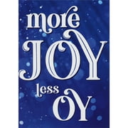 Avanti Press More Joy Less Oy Box of 10 Funny / Humorous Hanukkah Cards