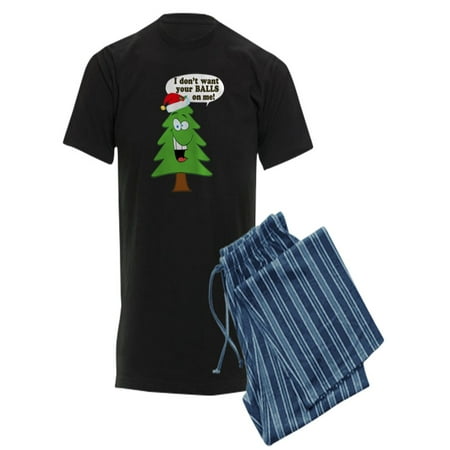 

CafePress - Funny Merry Christmas Tree - Men s Dark Pajamas
