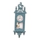 thumbnail image 5 of Reloj de Pared para Casa de Muñecas 1/12, Reloj Antiguo, Modelo de Juego, Reloj con Marco de Madera Delicado, Accesorio de Escena en Miniatura, Adorno Azul Macarena Reloj de casa de muñecas, 5 of 8