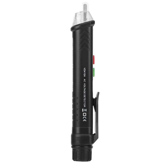 Voltage Detector Ac Voltage Tester Test Pen Ac Voltage Detector VD410A Noncontact Digital Voltage Detector AC 12V1000V Tester Induction Electrical Pen With Flashlight ANGGREK AC Voltage Tester
