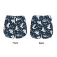 thumbnail image 6 of Goofa Friendly Sharks Printed Women 2 in 1 Running Shorts,Quick Dry Athletic Workout Shorts,High Waisted Athletic Shorts with Liner Pockets-XX-Large, 6 of 9