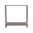 thumbnail image 3 of Linon Paisley Short Metal Clothing Rack in Pewter, 3 of 12