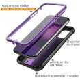 thumbnail image 2 of baomifa-iPhone 11 Étui avec Protecteur d'Écran et Support Antichoc de Qualité Militaire Armure Robuste Double Couche 360 Protection Complète Étui Pare-Chocs pour iPhone 11 6.1 Pouces (Violet), 2 of 4