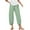 Green, variant on Sngxgn Women Stretch Pants Casual Work Lounge Pant Fashion Button Office High Waist Straight(AG,L)