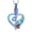 Rainbow, variant on Cremation Jewelry for Ashes Heart Urn Necklace Pendants Ashes for Women Men Crystal Urn Necklaces for Ashes for Mom Memorial Keepsake Necklace Heart Urn for Loved Ones