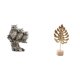 thumbnail image 1 of Figuras de búho, escultura de hoja de resina, estatua de hoja de metal, artesanías modernas en miniatura de animales, diseño artístico único, adecuado, 1 of 8