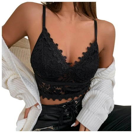 

Bunny Lingerie for Women Women Lingerie Corset Lace Floral Bralette Bralet Bra Tank Cami Crop Underwear