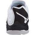 thumbnail image 3 of Mizuno Wave Lightning Z6 Women's Volleyball Shoe, Size 8.5, White-Black (0090), 3 of 7