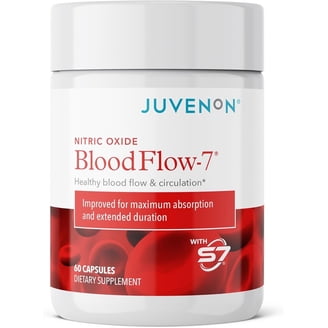Juvenon Advanced BloodFlow-7 Nitro XXXL Support Supplement – Maximum Circulation Formula and Daily Wellness – 3X Strength Capsules Helps Your
