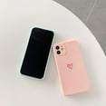 thumbnail image 4 of Soft Candy Love Heart Phone Case For iPhone 12 11 Pro Max XS Max X XR 7 8 Plus 12 Mini SE 2020 Silicone Bumper Back Cover Capa, 4 of 5